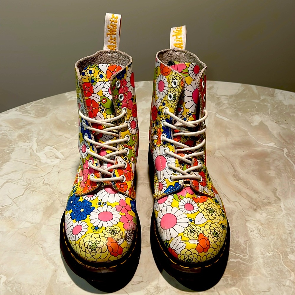 Doc Marten Retro Floral Boots